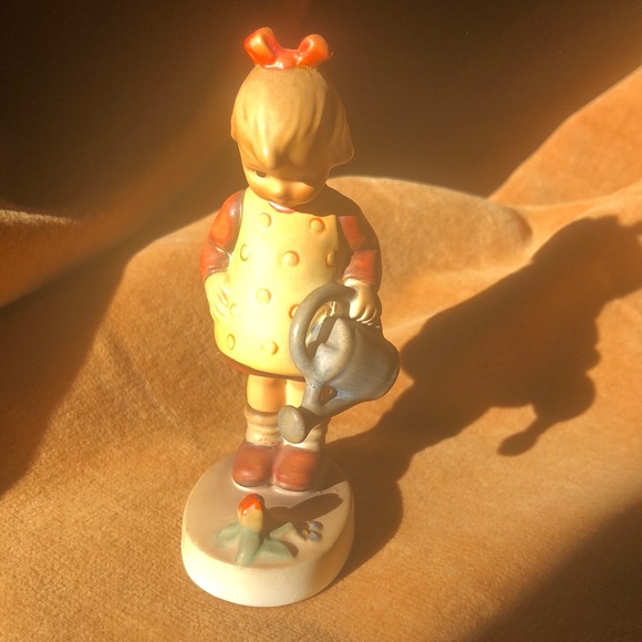 Hummel Art German Porcelain Little Girl With Watering Can Poshmark